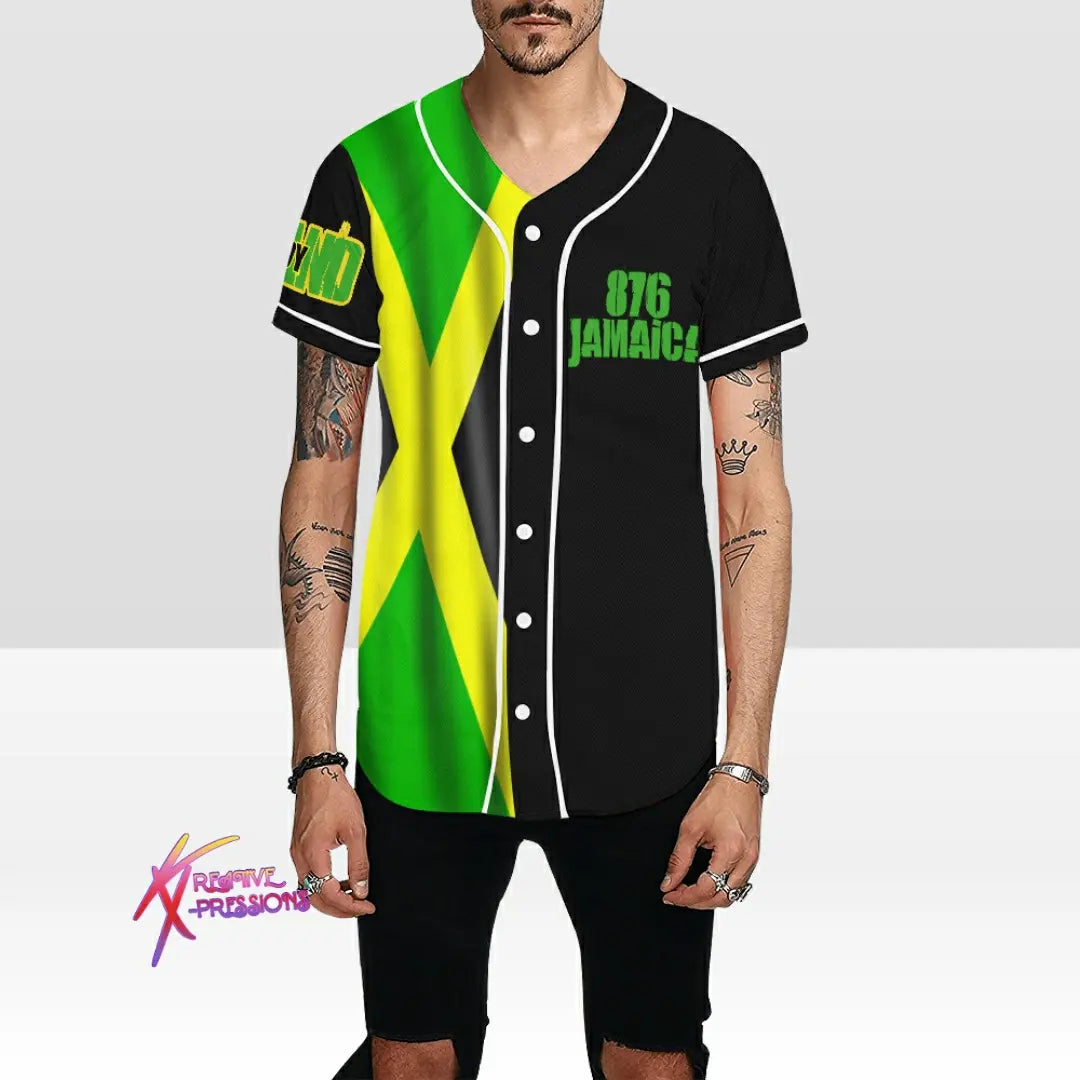 Island Flag Baseball Jerseys