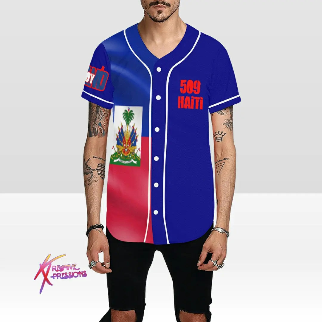 Island Flag Baseball Jerseys