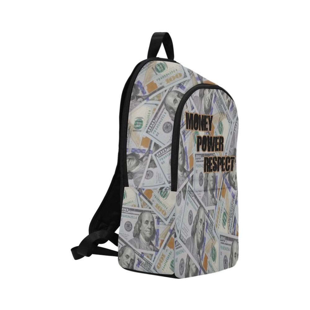 100 Bill Fabric Backpack